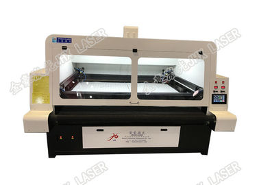 Double Heads Automatic Cloth Cutting Machine For Dye Sublimation Swimwear